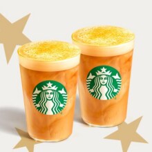 再降价：美团外卖 星巴克 双杯冰金桂拿铁（大杯）兑换券