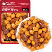 PLUS会员、需首购：举铁先生 低脂即食 鸡胸肉鹰嘴豆 25g0元包邮