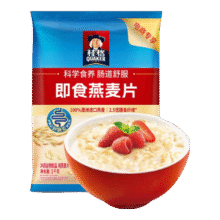 桂格 即食燕麦片 1000g*2袋22.9元（需领券）