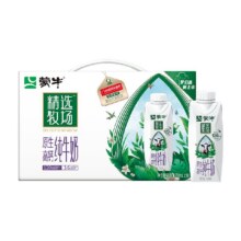 限地区：蒙牛 精选牧场高钙纯牛奶250ml*10包梦幻盖