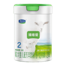 君乐宝(JUNLEBAO)臻唯爱2段较大婴儿配方羊奶粉(6-12月龄)800g