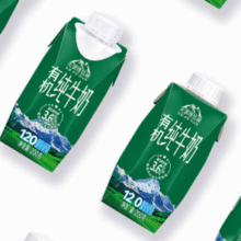 3.6g/100g乳蛋白！TERUN 天润 梦幻盖 喀拉峻雪山草原有机纯牛奶 梦幻盖礼盒装 200g*12盒*2箱