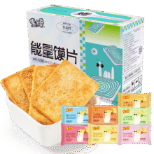米多奇烤馍片办公室零食馒头片多口味饼干整箱批发 能量馍片800g整箱24.8元（合12.4元/件）