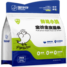 喵铮铮鸽老大鲜肉主食猫条幼猫成猫猫咪补水猫饭猫湿粮湿猫粮零食妙鲜包 【免疫呵护】鲜炖小鸽1包送6根 【≈1只鸽子】鲜炖鸽肉-全价主食59.9元
