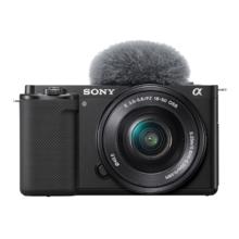 索尼 SONY ZV-E10L APS-C半画微单 爆款 vlog直播4K视频侧翻式液晶屏 黑色单机