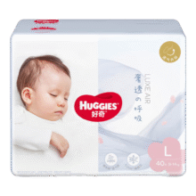 Huggies/好奇 奢透呼吸 L码 纸尿裤 40片87.8元（需领券，合43.9元/件）