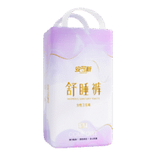 安可新超熟睡大码安心裤安睡裤量大安全防侧漏裤型卫生巾 M 20条 40-60kg 80-95cm 1包20片