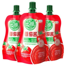 中粮屯河新疆内蒙番茄酱100g*3袋蕃茄膏小包装无添加剂西红柿调味