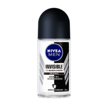 妮维雅（NIVEA）抑汗香体腋下止汗露干爽滚珠男士黑白出众爽身走珠液50ml
