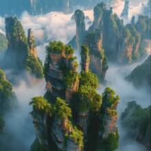 美团 不住可退｜武陵源4日门票+三索一梯【不限次数】环保车