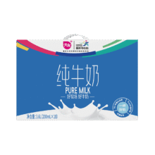 天友 纯牛奶 200mlx18盒装16.17元包邮+165淘金币