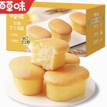 88VIP：百草味 半熟芝士蛋糕 400g/12个10.29元+1.49元淘金币(可低至8.29元)