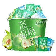 再降价、PLUS会员: 溜溜梅 果干家庭分享桶 460g10.51元(小程序30-5券凑单后)，无小程序15.41元
