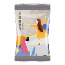 纯豆浆粉 黄豆粉黑豆粉 原味无蔗糖添加早餐老人孩子五谷杂粮粉 纯黑豆粉25g  一包试喝装3元