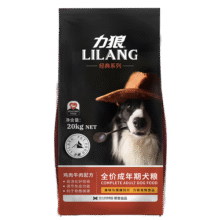 力狼狗粮 泰迪金毛拉布拉多杜宾柴犬小型中型大型通用型 成犬20kg40斤274.1元 (券后省20)