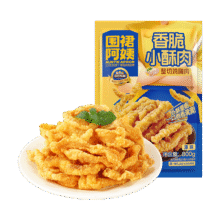 试用、首单：三只松鼠 香脆小酥肉原味800g12.9元包邮