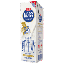 光明优倍3.6g浓醇鲜牛奶900ml*2瓶【吴磊推荐】75℃巴氏杀菌