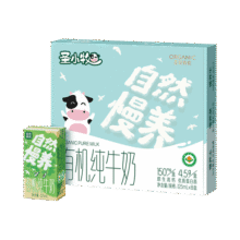 圣小牧圣牧有机儿童牛奶早餐奶辅食零食每盒4.5g蛋白150mg高钙125ml*8盒29.9元 (券后省0.9,月销1000+)