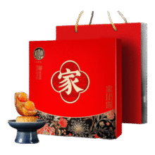 稻香村月饼礼盒豆沙枣泥蛋黄五仁多口味中秋节月饼送礼员工福利团购 家团圆780g月饼礼盒28.9元 (券后省4)
