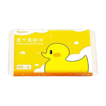 柔纸巾婴幼儿云柔巾   柔丫乳霜纸 3层 40抽 1包
