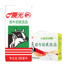 88vip、晨光牛奶整箱手提礼盒装 甜牛奶200ml*24盒30.92元（需领券）