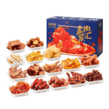 来伊份多肉聚汇零食大礼包卤味礼盒七夕情人节礼物送女友解馋零食大礼包 多肉聚汇（58包）1515g115.2元 (券后省0.9)