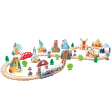 PLUS会员：Hape 木质轨道玩具系列 火车轨道+赠同款1件189.05元包邮（合94.53元/件）