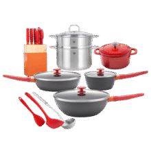 双立人（ZWILLING）锅具套装汤锅蒸笼刀具Now Plus不粘炒锅煎锅奶锅珐琅锅厨具16件套1961.8元 (每满300减30,券后省0.85)