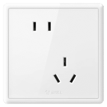 20点-22点：公牛 开关插座 G36Z223A 10A斜五孔白色10只