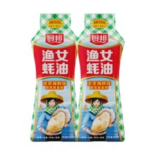厨邦 金装渔女蚝油挤挤装 605g*2瓶￥6.22 1.6折