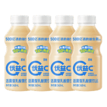蒙牛 优益C活菌型乳酸菌饮品原味340mL*4瓶*4件45.5元（合11.38元/件）