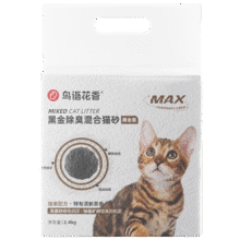 鳥語花香黑金除臭豆腐膨润土混合猫砂低尘矿砂快速结团可冲厕所黑茶清香 1包*2.4kg共2.4kg15.9元 (券后省10)