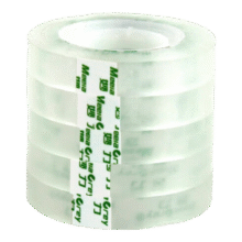 妙力MEEIAOREY透明胶带 1筒12卷装2.99元（需领券）