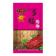 plus、需首购：广州酒家 多福腊肠300g 6分瘦广州特产广式香肠腊味熟食腊煲仔饭团购送礼