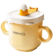 英氏（YEEHOO）儿童水杯吸管牛奶杯316不锈钢刻度防摔宝宝喝奶喝汤水米糊杯 天空蓝【 内胆可拆卸】 260ml34.9元 (券后省44)