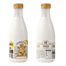 认养一头牛娟姗牛奶 4.0优质乳蛋白低温奶 大瓶装新鲜牛奶 定期购700ml59.6元（需领券，合14.9元/件）