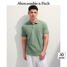 Abercrombie & Fitch 通勤POLO衫短袖T恤KI124-5182 绿色 M (180/100A)115.47元（双重优惠）