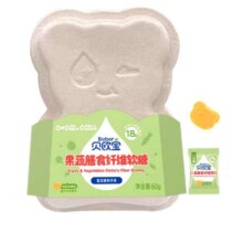 贝欧宝叶黄素酯果蔬膳食纤维DHA藻油高钙软糖60g*29.9元（需领券，合4.95元/件）