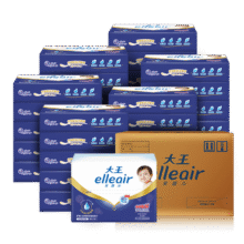 elleair大王elleair抽纸 奢润保湿3层60抽*30包 护肤保湿加厚 箱装