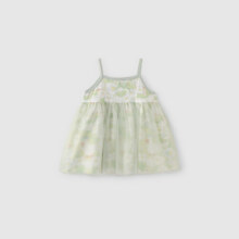 巴厘小猪女宝宝连衣裙夏季新中式公主裙儿童衣服短袖夏装周岁礼服女童裙子 夏日花 80 cm19.9元 (券后省60)