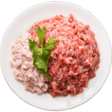 龙大肉食山东发货 黑猪肉馅净重4斤 约70%瘦肉馅 生态黑猪肉馅料 源头直发