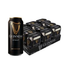 再降价：Guinness 健力士 司陶特 精酿世涛黑啤 440ml*24罐 整箱装162.05元+8元金币