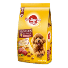 宝路狗粮 成犬狗粮中大中小型犬 牛肉味全价狗粮4kg65.91元（需领券）