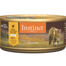 INSTINCT百利猫罐头高蛋白鸡无谷鸡补充营养猫咪幼猫猫粮成猫罐头 高蛋白鸡肉罐头 156g 1罐