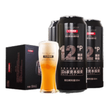 轩博精酿啤酒 小麦白整箱装 春日畅享 黄金版12度 500mL 12罐