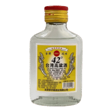 台湾高粱酒 清香型白酒粮食酒 42度 100mL 2瓶