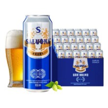 精酿啤酒 10度小麦白啤 浓郁麦香 500ml*1听装 薩羅娜精酿啤酒 500mL 1罐 单瓶装单件2.32元（买一送一，实付4.64元）
