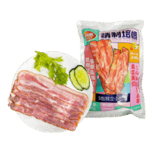 恒慧 精制培根 500g（100g*5包）1斤装早餐烘焙三明治手抓饼烧烤食材20.79元（合6.93元/件）