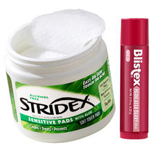 stridex 施颜适水杨酸棉片55片+润唇膏4.25g券后39.74元