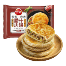 三全 陕西风味腊汁肉饼300g（任选8赠1）